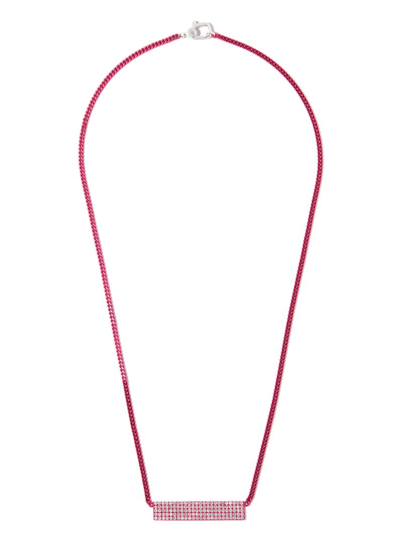 18k White Gold Long Beach Diamond Necklace