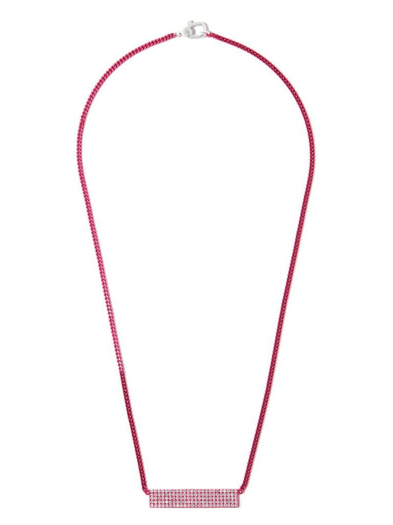 18k White Gold Long Beach Diamond Necklace