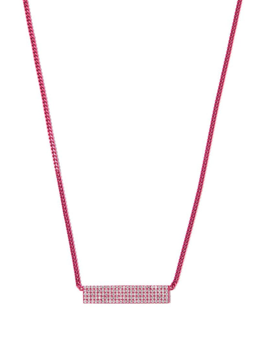 18k White Gold Long Beach Diamond Necklace