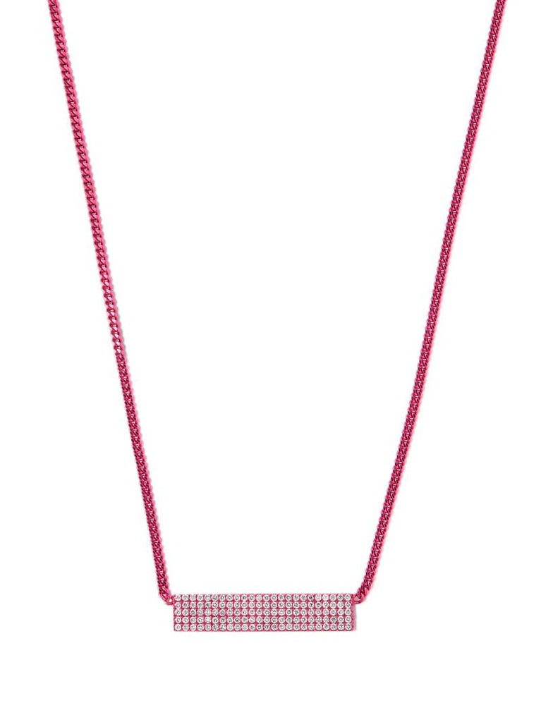 18k White Gold Long Beach Diamond Necklace