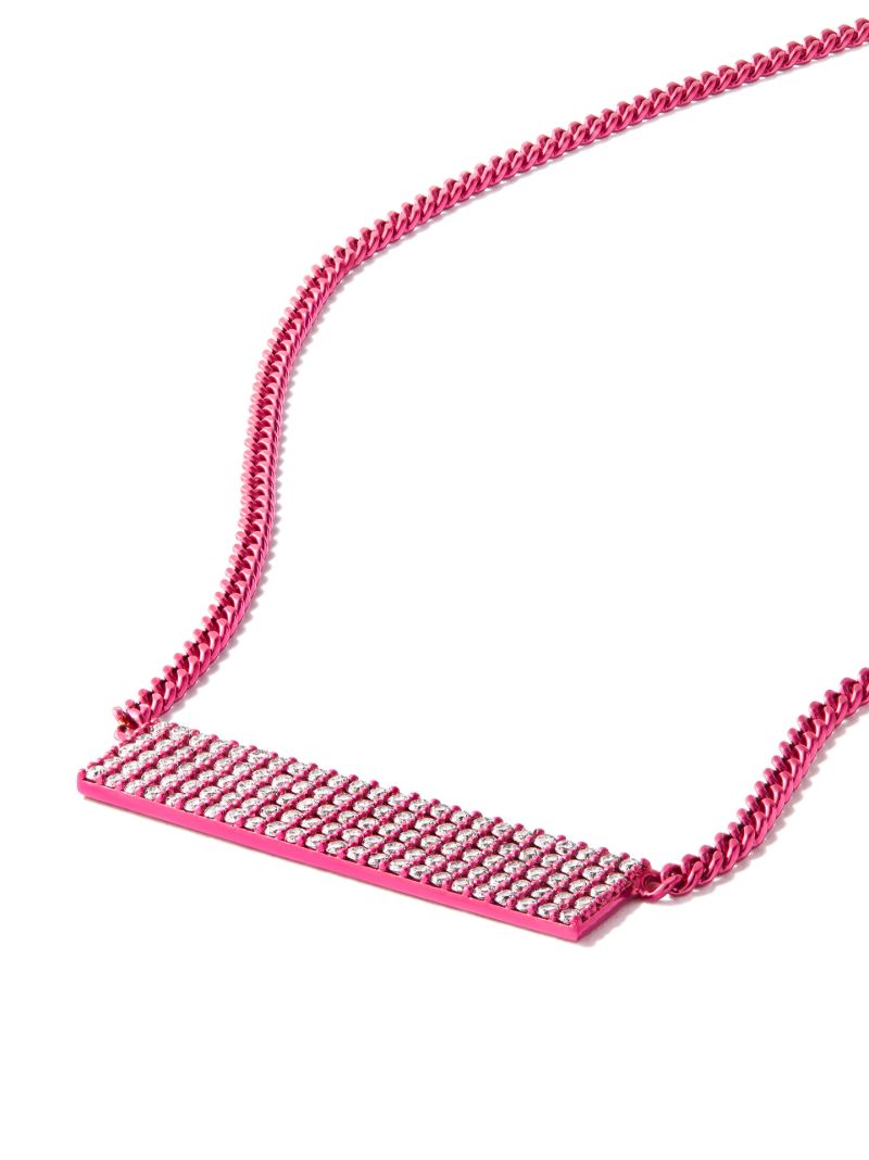 18k White Gold Long Beach Diamond Necklace