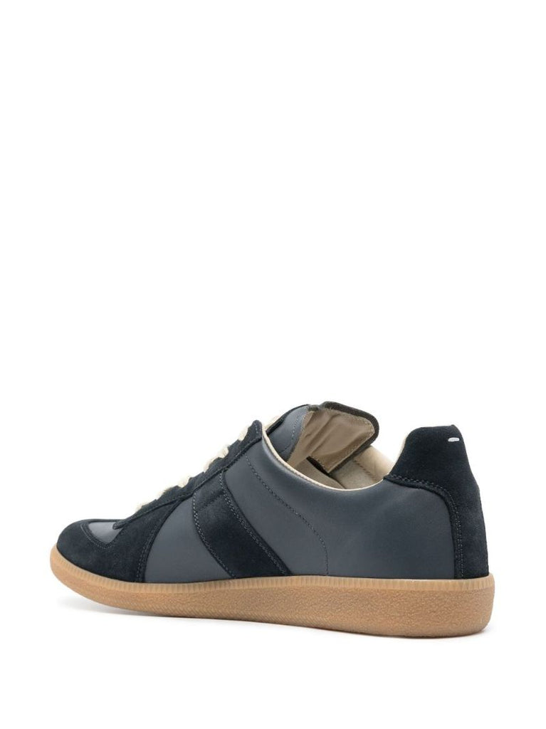 Blue Replica Low-top Leather Sneakers
