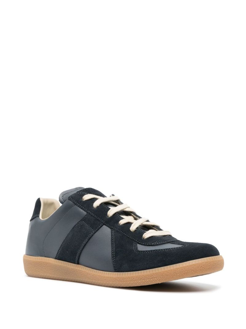 Blue Replica Low-top Leather Sneakers