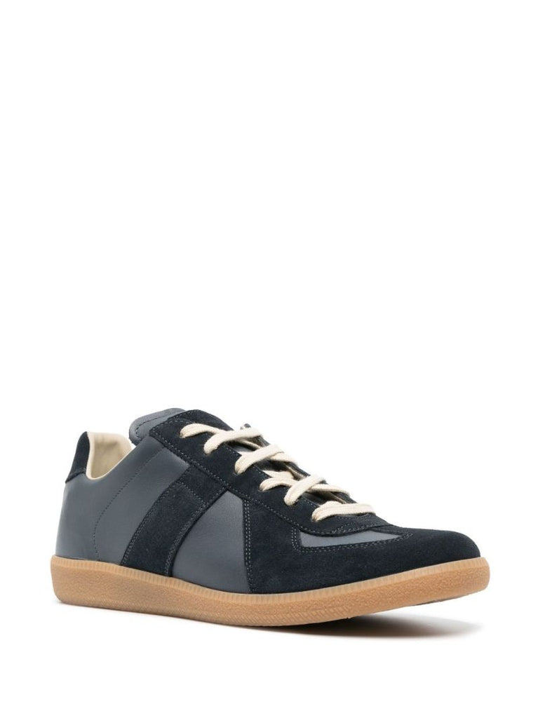 Blue Replica Low-top Leather Sneakers