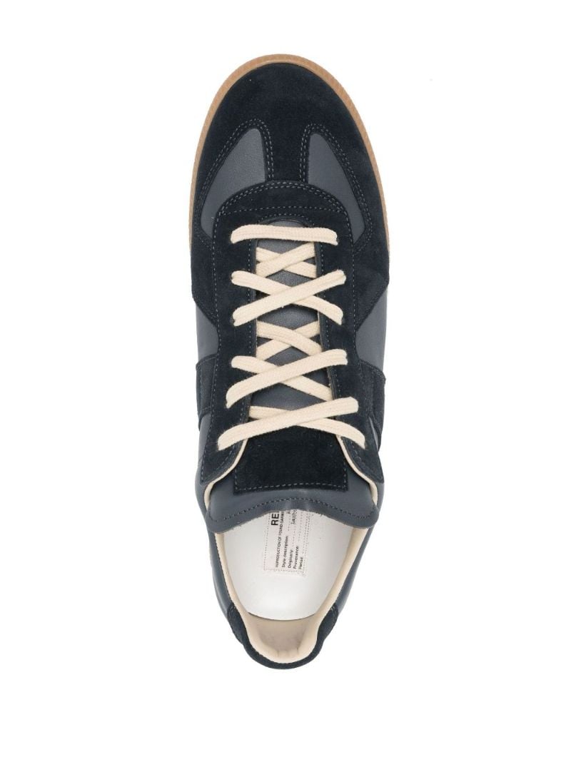 Blue Replica Low-top Leather Sneakers