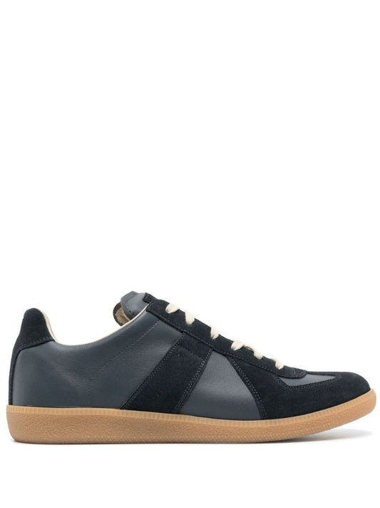 Blue Replica Low-top Leather Sneakers