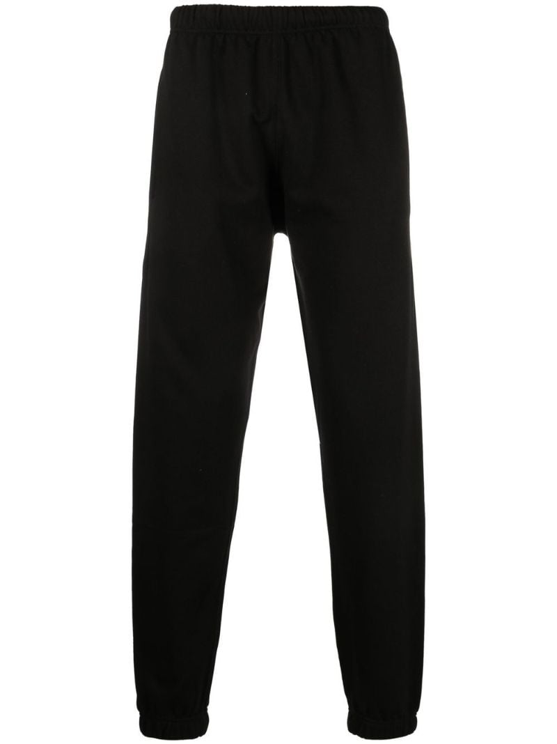 Black Boke Flower Embroidered Track Pants