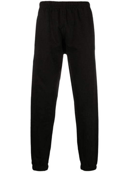 Black Boke Flower Embroidered Track Pants