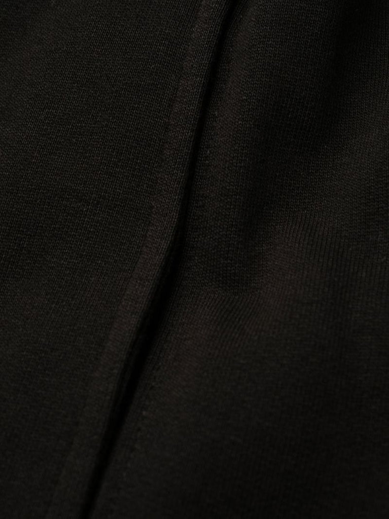 Black Boke Flower Embroidered Track Pants