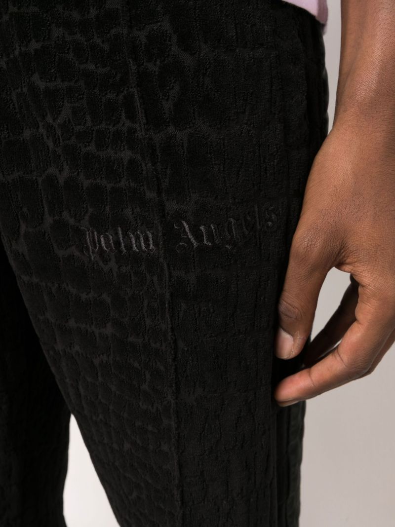 Black Tuxedo Coco Logo Track Pants