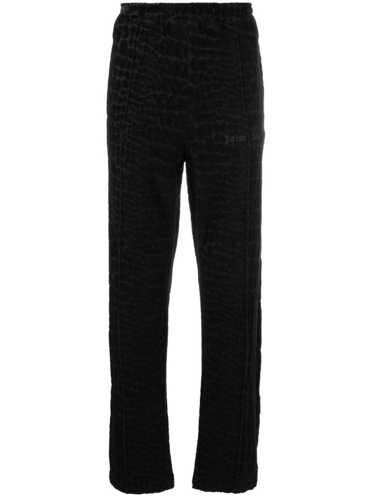 Black Tuxedo Coco Logo Track Pants