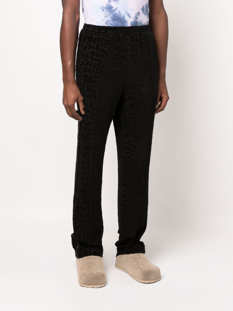 Black Tuxedo Coco Logo Track Pants