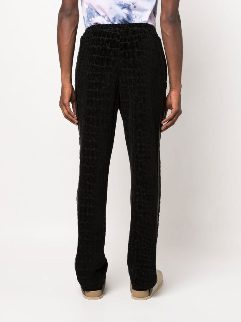 Black Tuxedo Coco Logo Track Pants