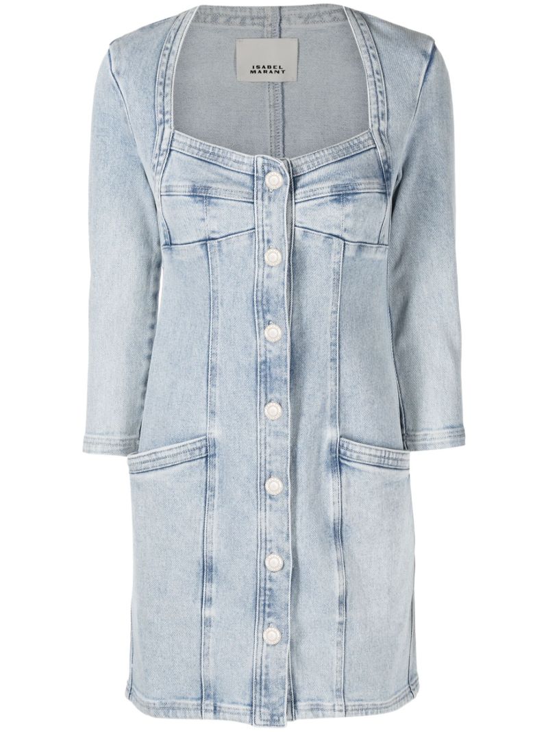 Blue Denim Mini Dress
