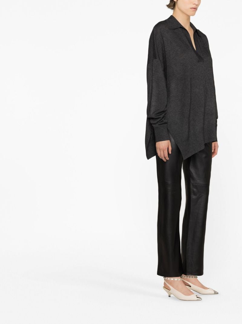 Grey Giliane Asymmetric Sweater