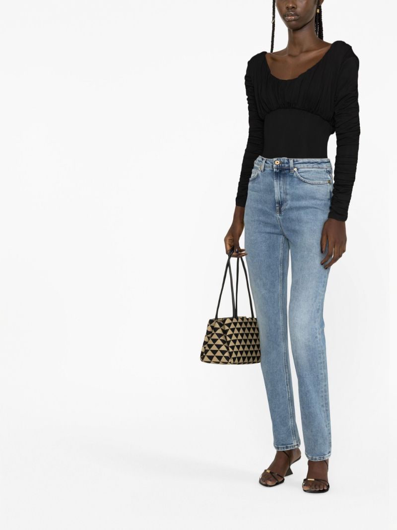 Blue Marlo Straight-leg Jeans