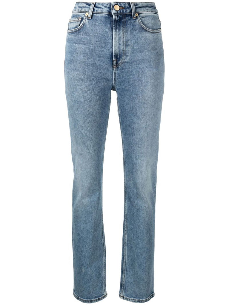 Blue Marlo Straight-leg Jeans