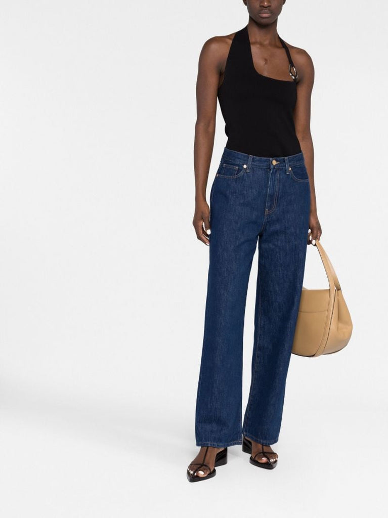 Blue Linn Straight-leg Jeans