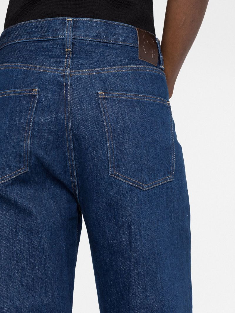 Blue Linn Straight-leg Jeans