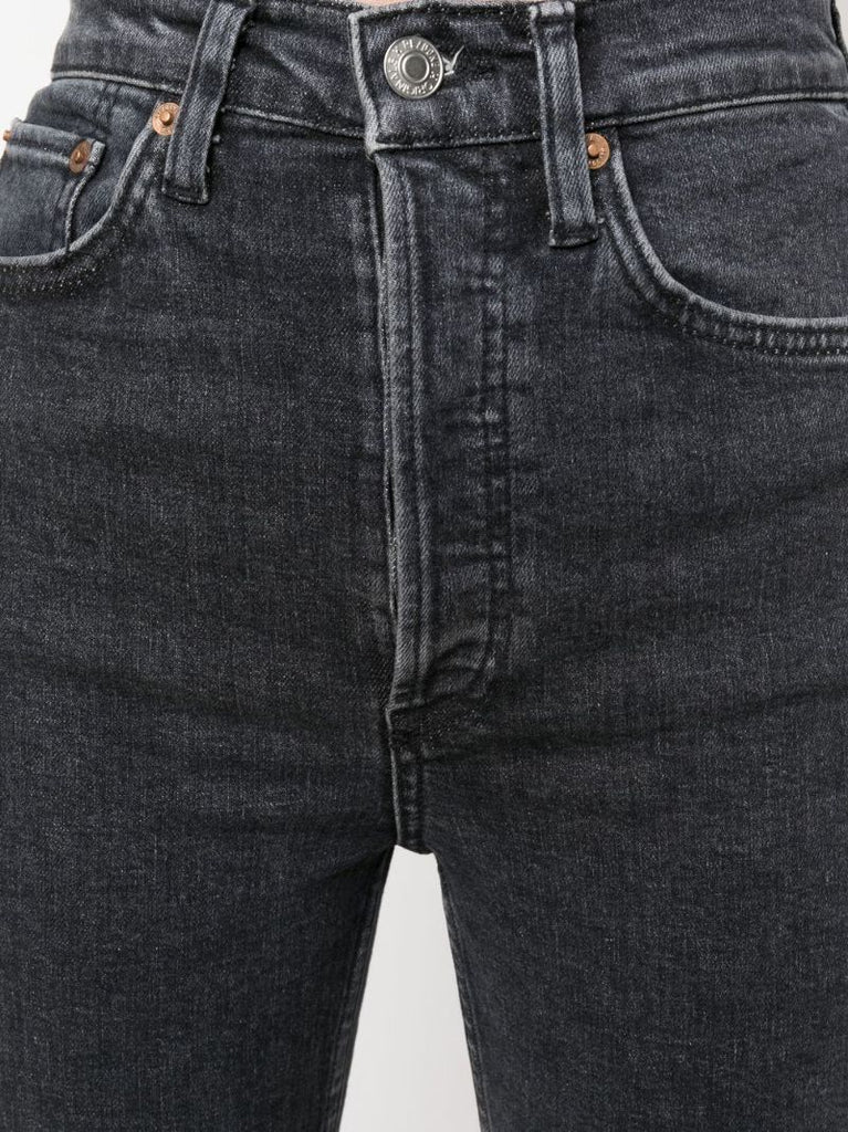 Black 90s High-rise Skinny Jeans