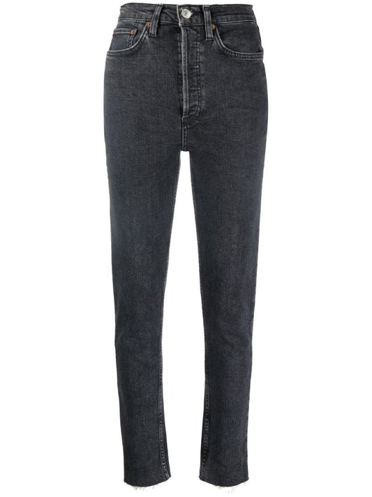 Black 90s High-rise Skinny Jeans