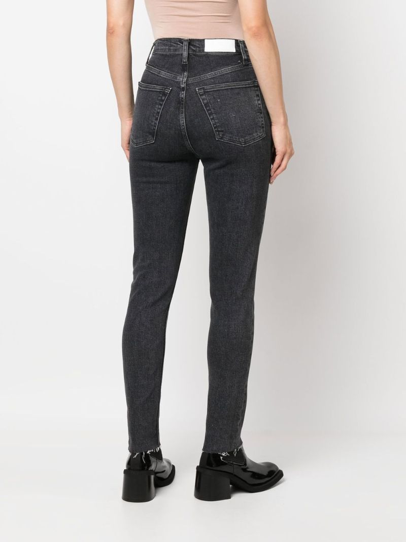 Black 90s High-rise Skinny Jeans