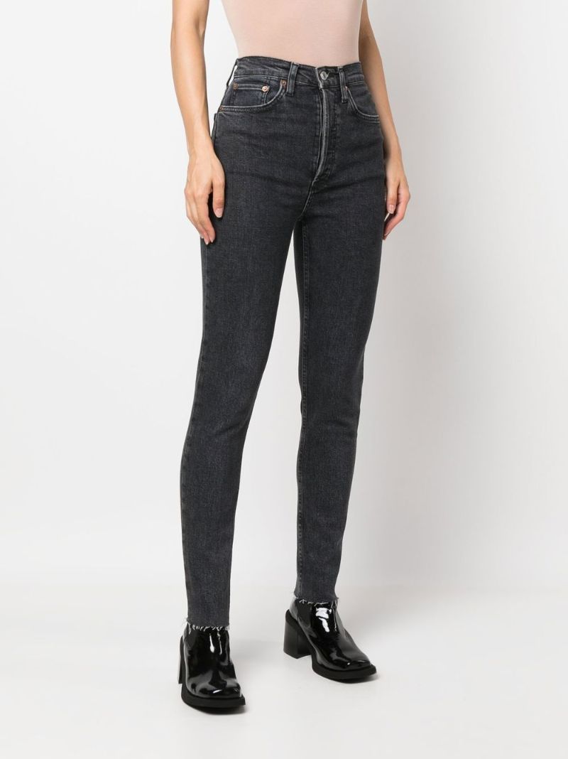 Black 90s High-rise Skinny Jeans