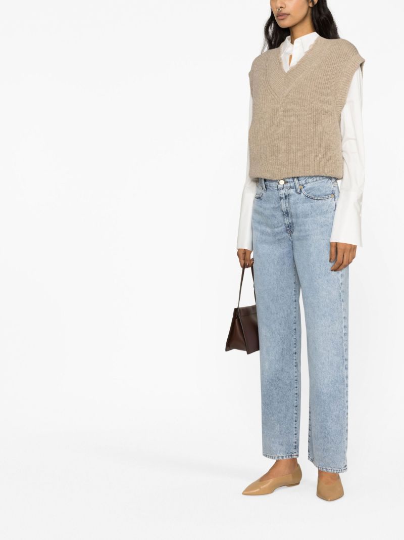 Blue Sofie  Straight-leg Jeans