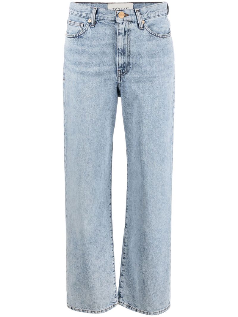 Blue Sofie  Straight-leg Jeans