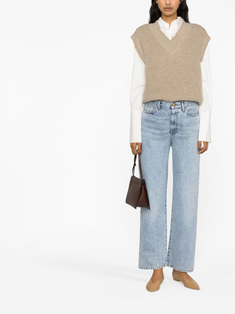 Blue Sofie  Straight-leg Jeans