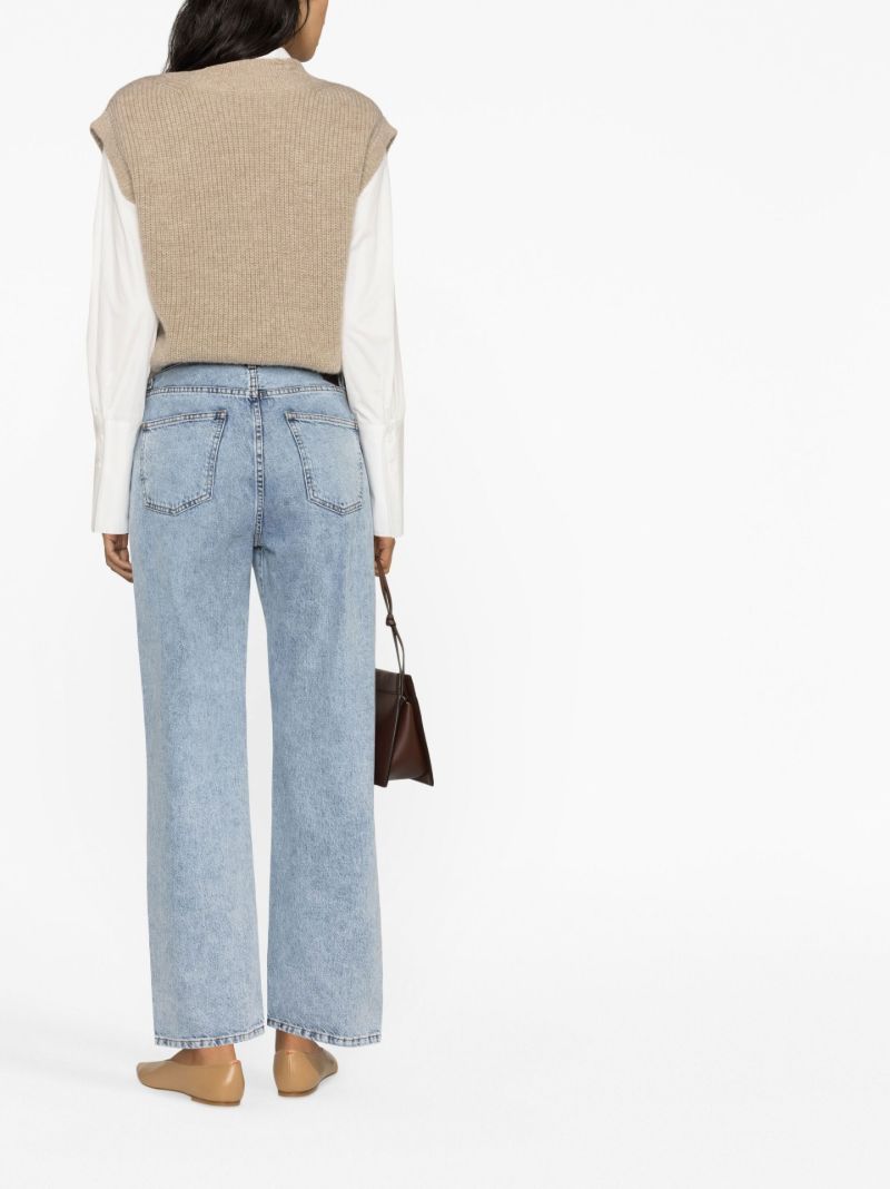 Blue Sofie  Straight-leg Jeans