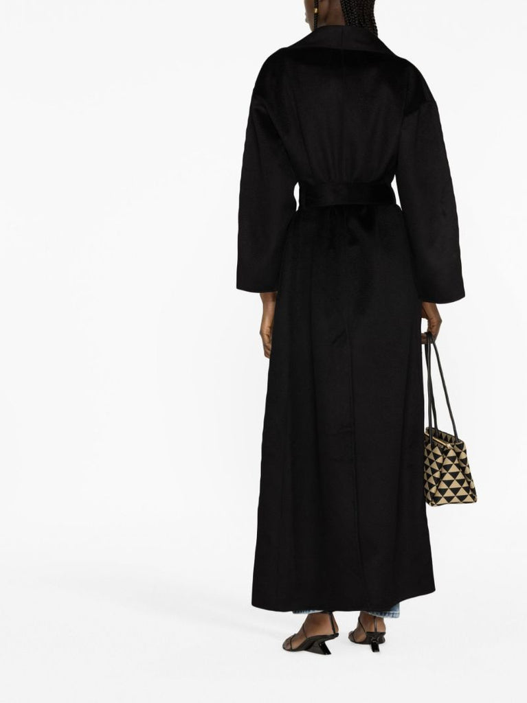 Black Jore Belted Wool Coat