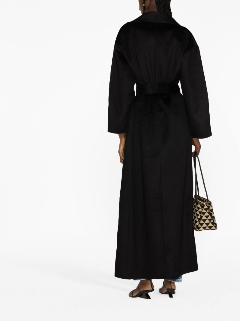 Black Jore Belted Wool Coat