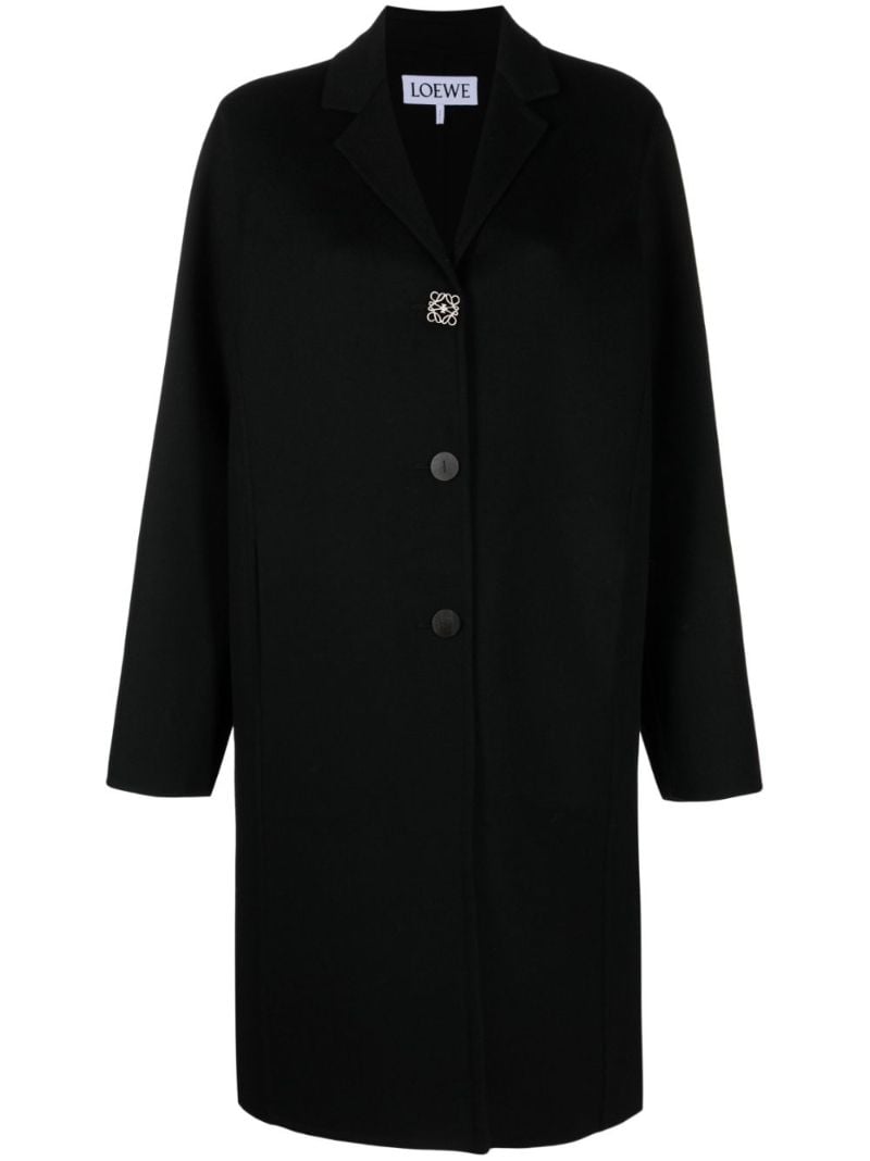 Black Anagram Single-breasted Coat