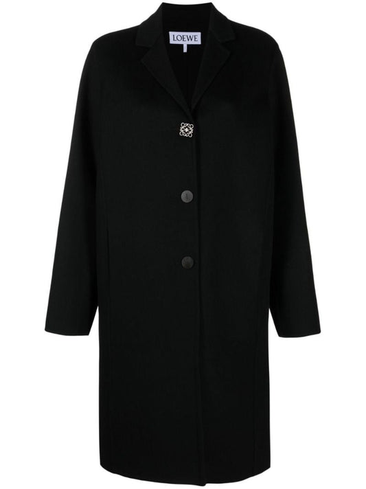 Black Anagram Single-breasted Coat
