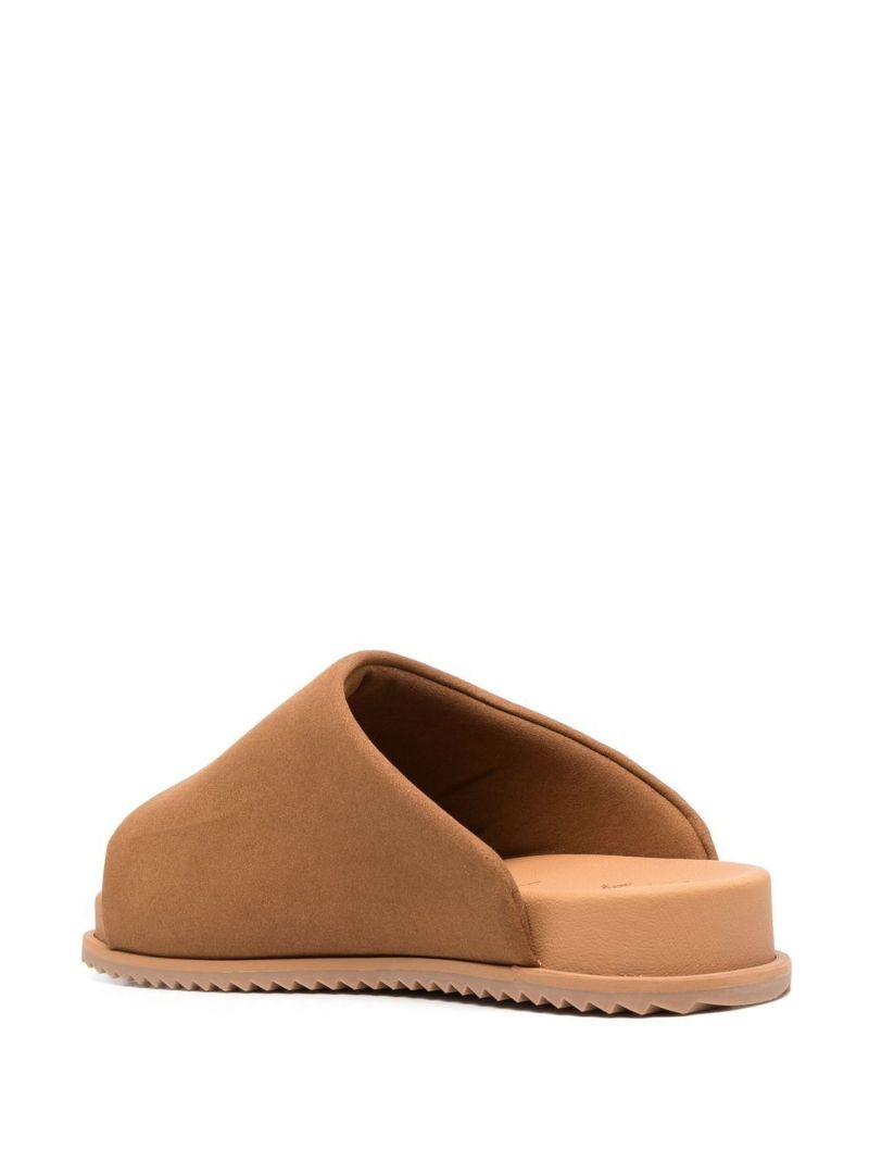 Brown Finn Suede Slides