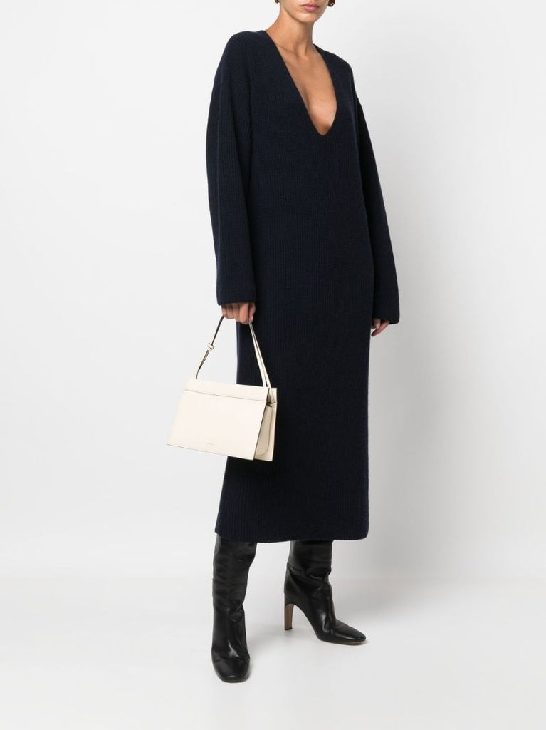 Neutral Hannah Knotted Strap Leather Shoulder