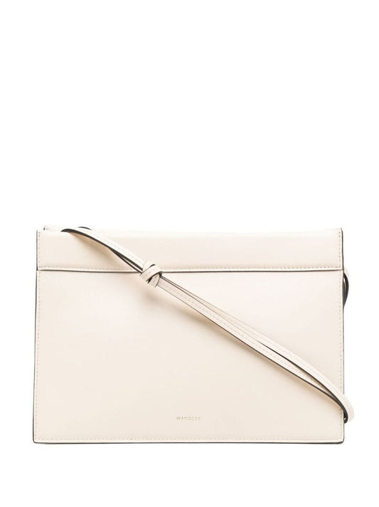 Neutral Hannah Knotted Strap Leather Shoulder