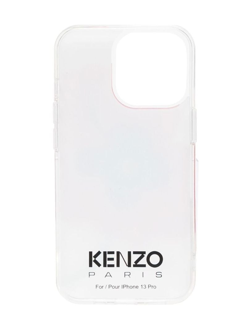 White Poppy Print Iphone 13 Pro Case
