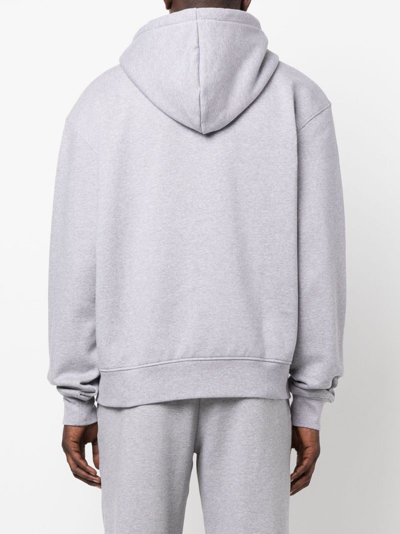 Grey Le Sweatshirt Logo Organic Cotton Hoodie