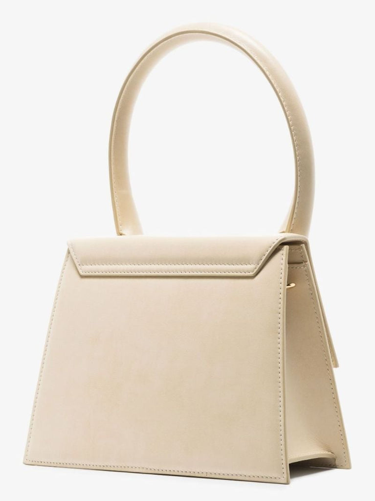 Neutral Le Grand Chiquito Leather Tote Bag