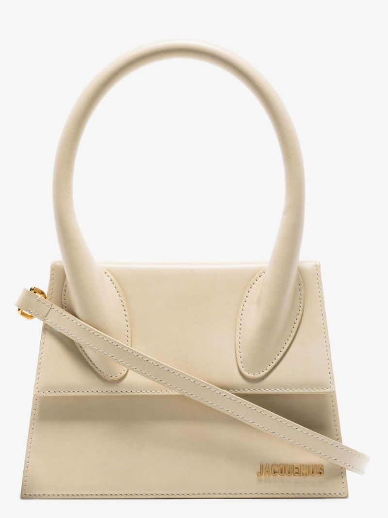 Neutral Le Grand Chiquito Leather Tote Bag