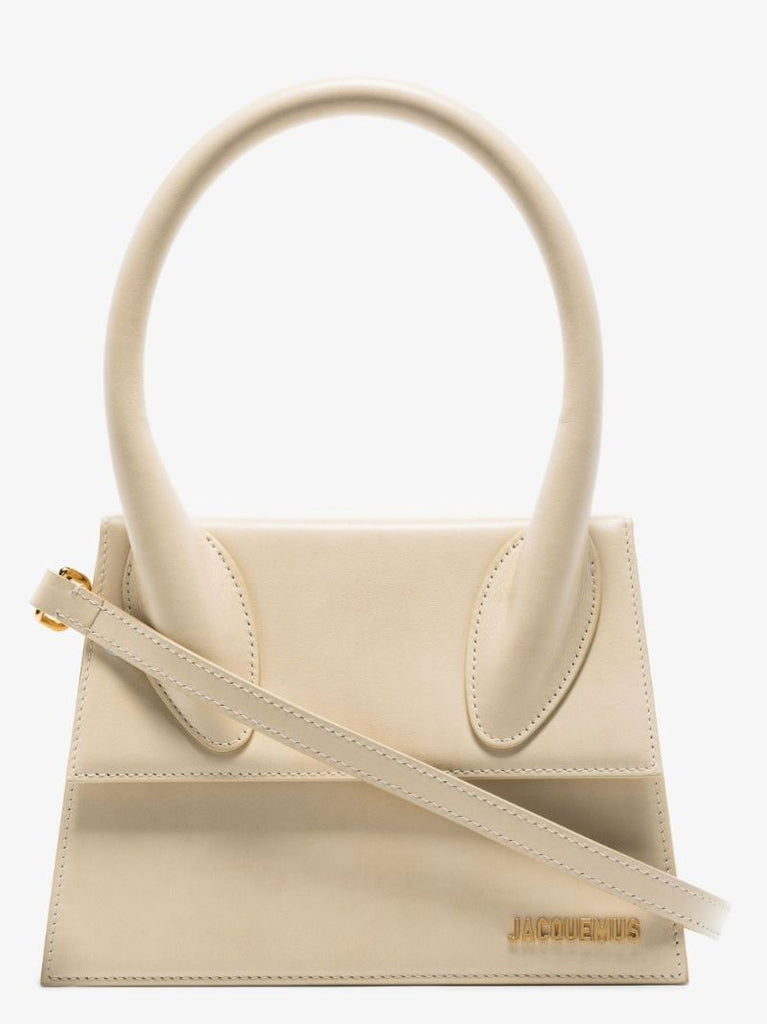 Neutral Le Grand Chiquito Leather Tote Bag