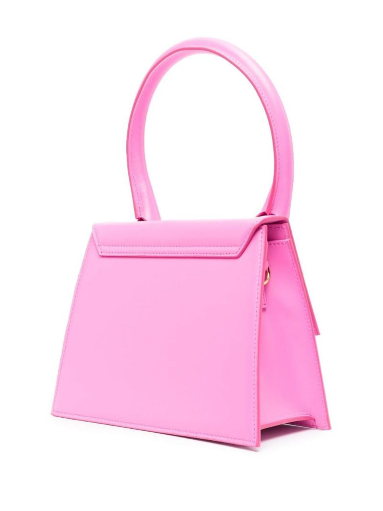 Pink Le Grand Chiquito Leather Top Handle Bag