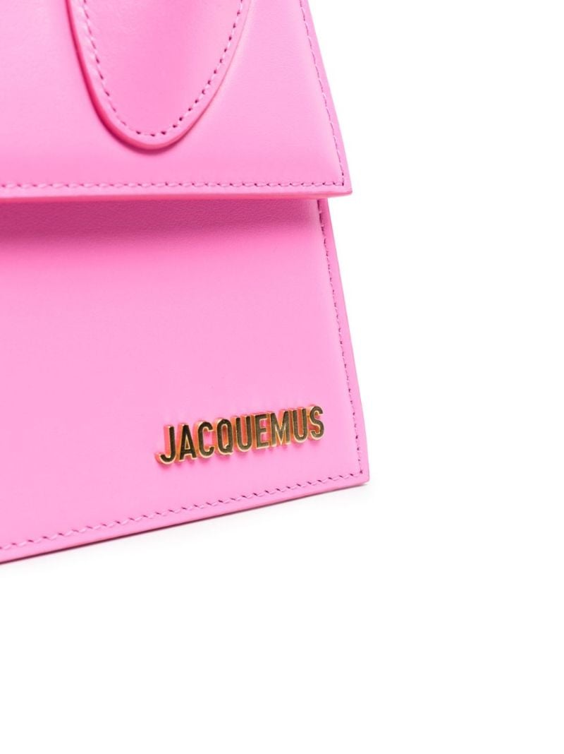Pink Le Grand Chiquito Leather Top Handle Bag