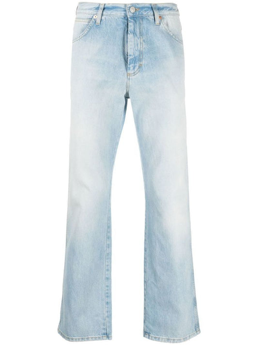 Blue Love Parade Embroidered Pocket Denim Jeans