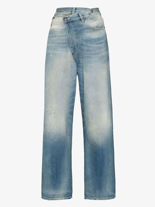 Blue Delancey Wide-leg Jeans