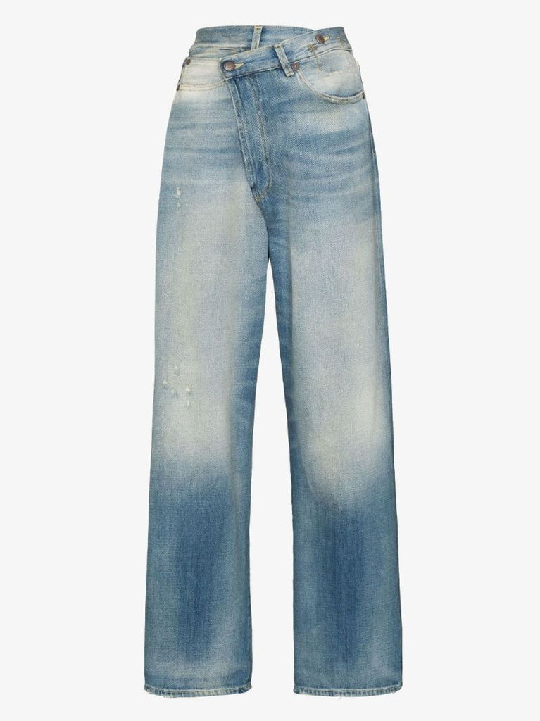 Blue Delancey Wide-leg Jeans