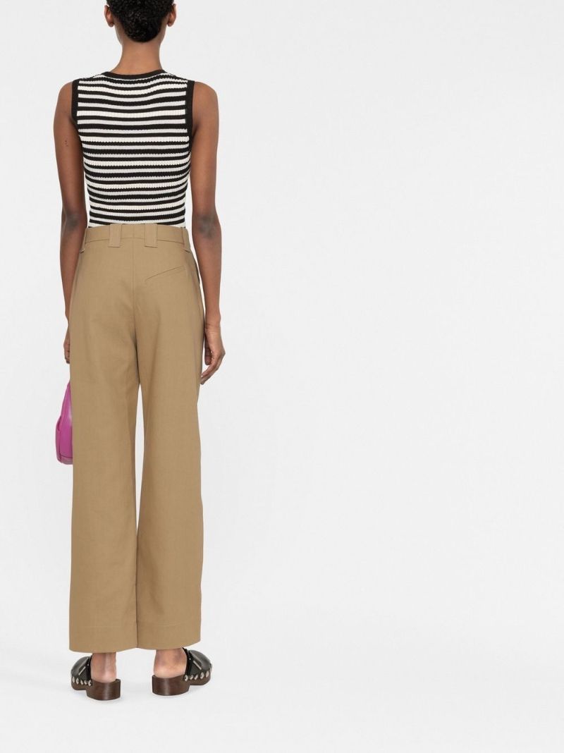 Neutral Organic Cotton Tapered Trousers