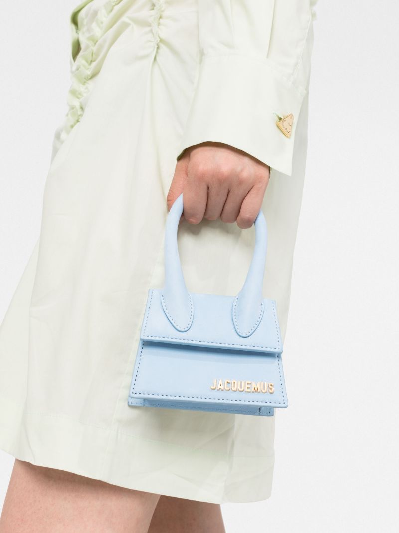 Blue Le Chiquito Leather Mini Bag